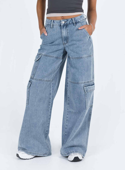 Tamba Cargo Jeans Denim