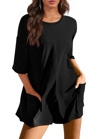 Oversized T-Shirt Romper