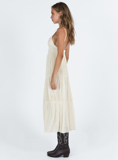 Ricci Maxi Dress Ivory