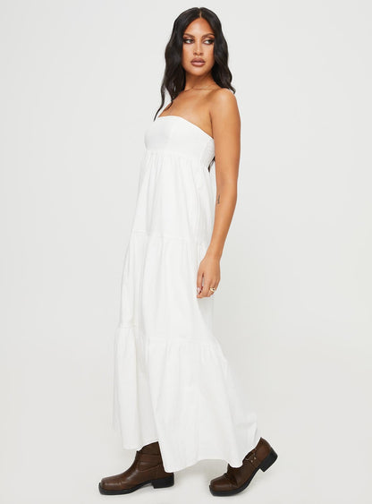 Osment Maxi Dress White