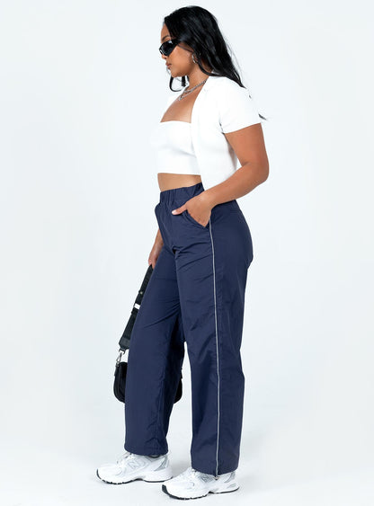 Downtown Parachute Pants Navy