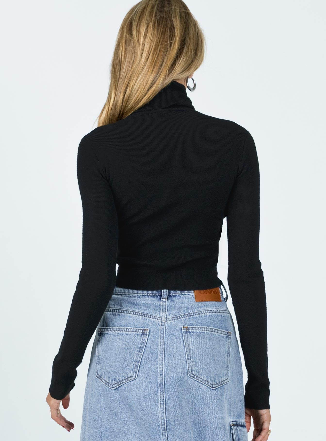 Savonna Long Sleeve Top Black