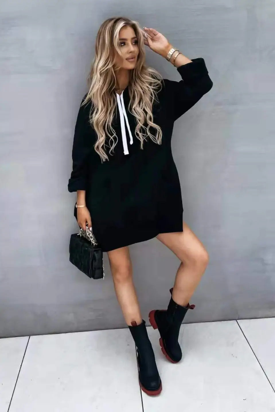 Oversized Hoodie Dress