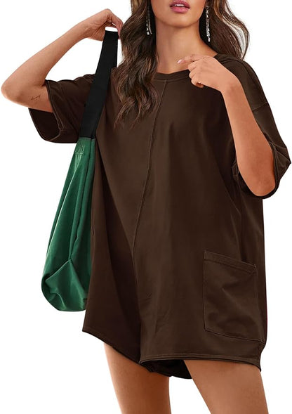 Oversized T-Shirt Romper