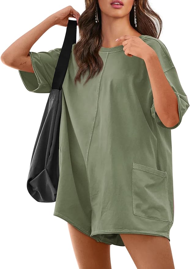 Oversized T-Shirt Romper