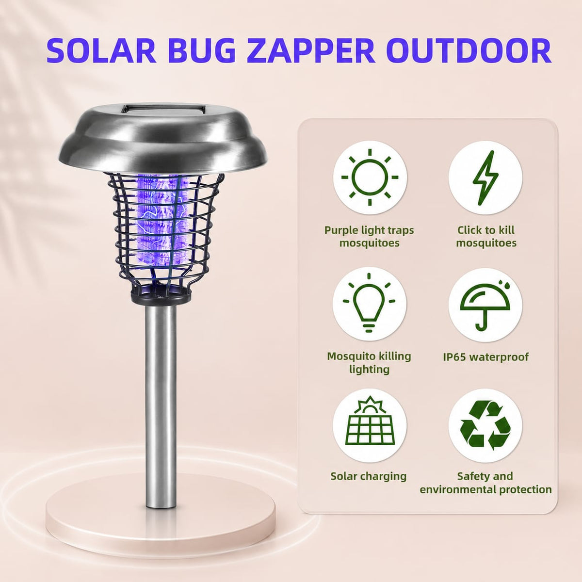 solar-powered bug zappers