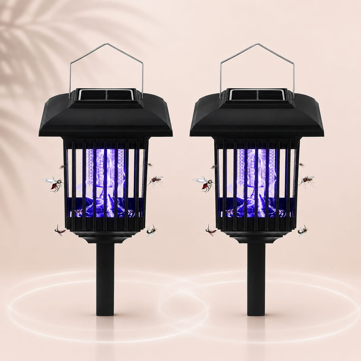 solar-powered bug zappers