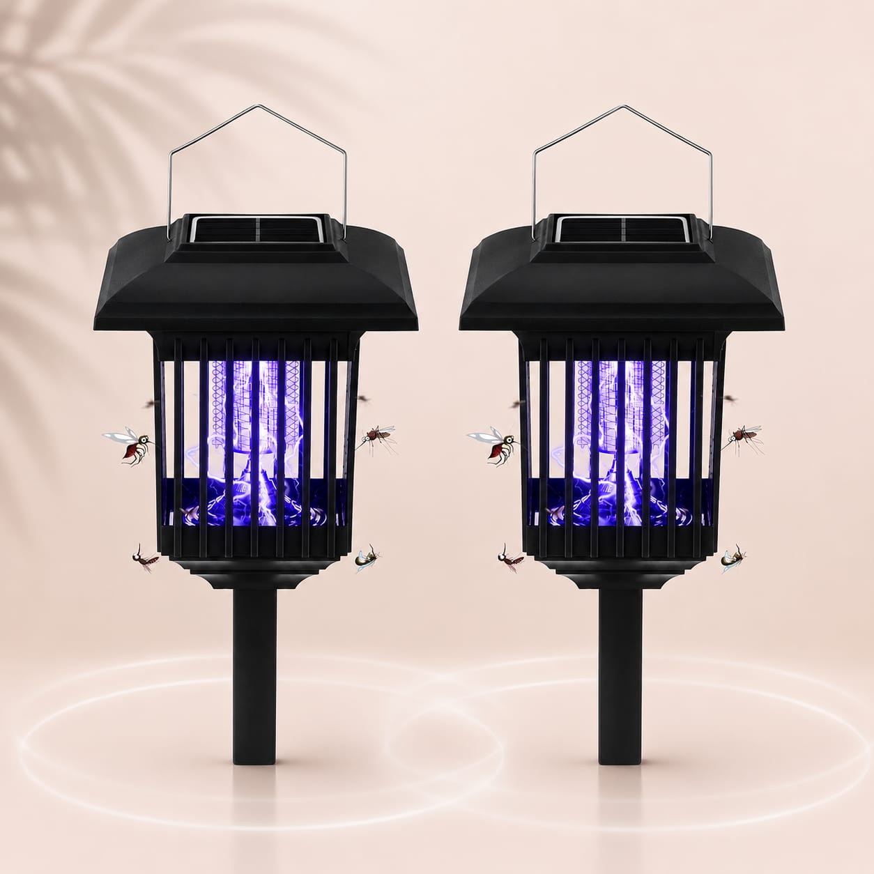 solar-powered bug zappers