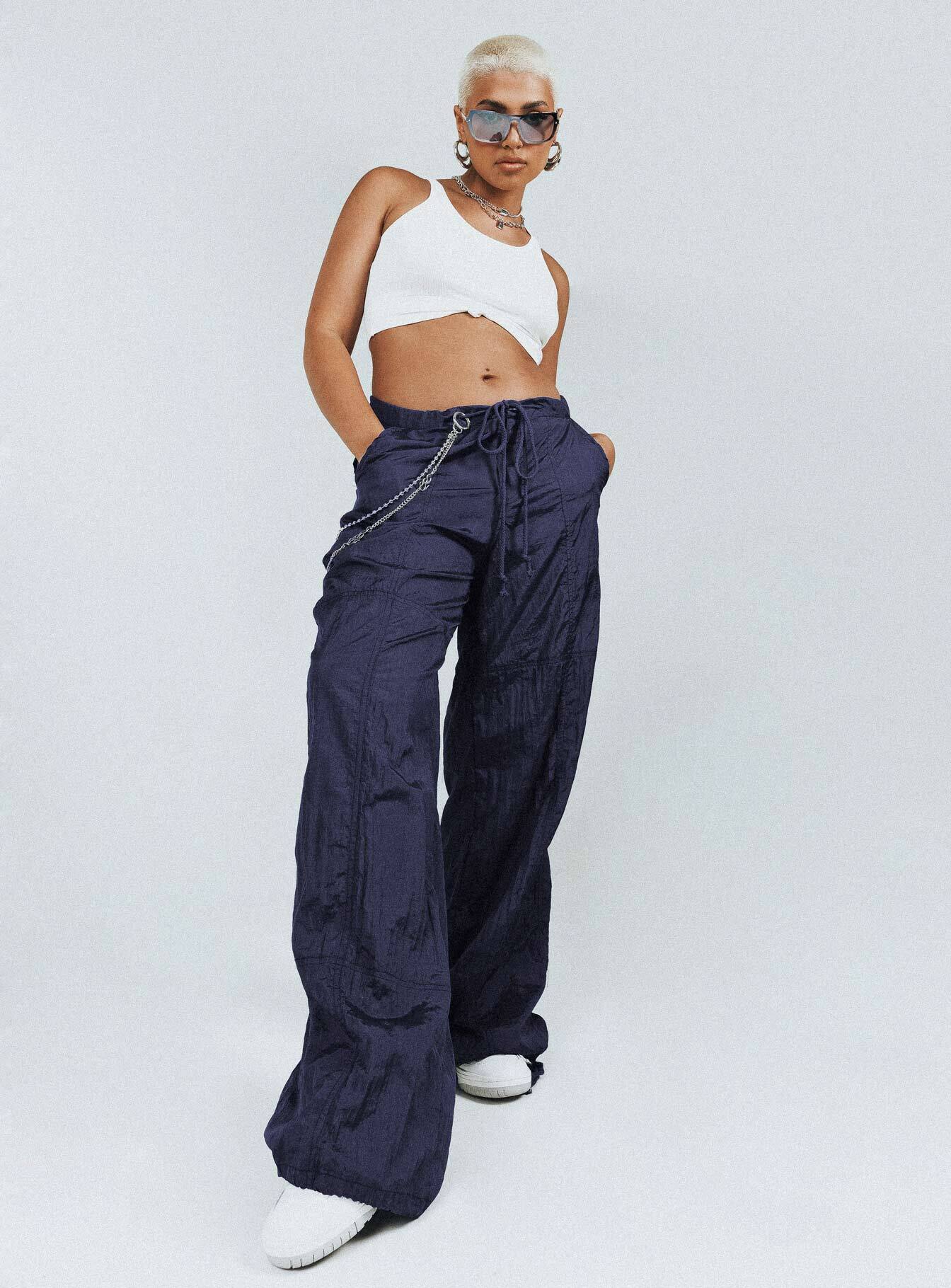 Motel Chute Trousers Navy