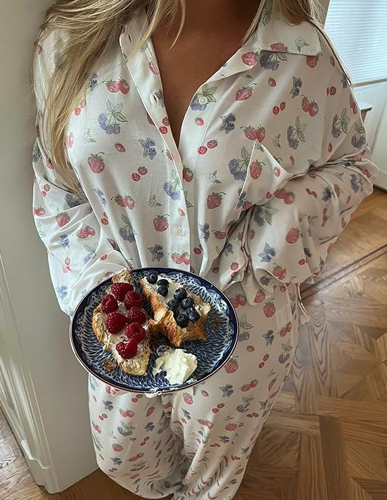 The Fruit Print PJ Set