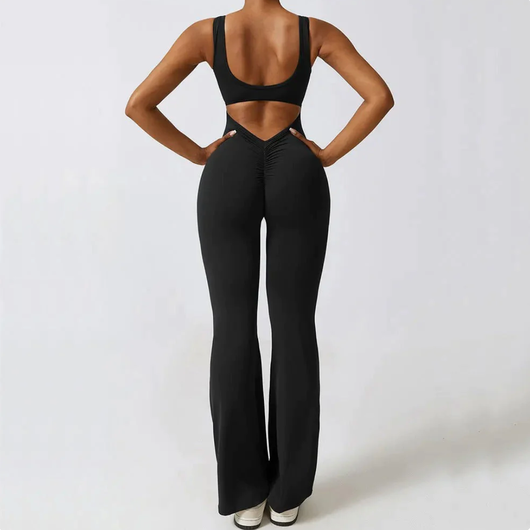 Snatched Flare Jumpsuit